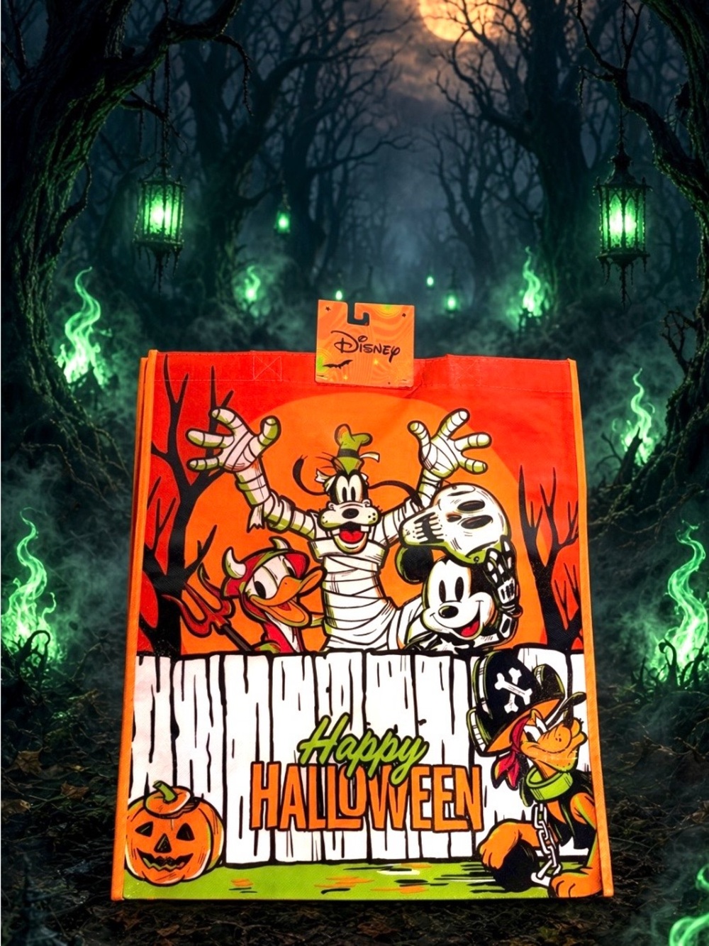 Disney - Halloween Mickey & Friends Reusable Grocery Tote Bag 🎃👻